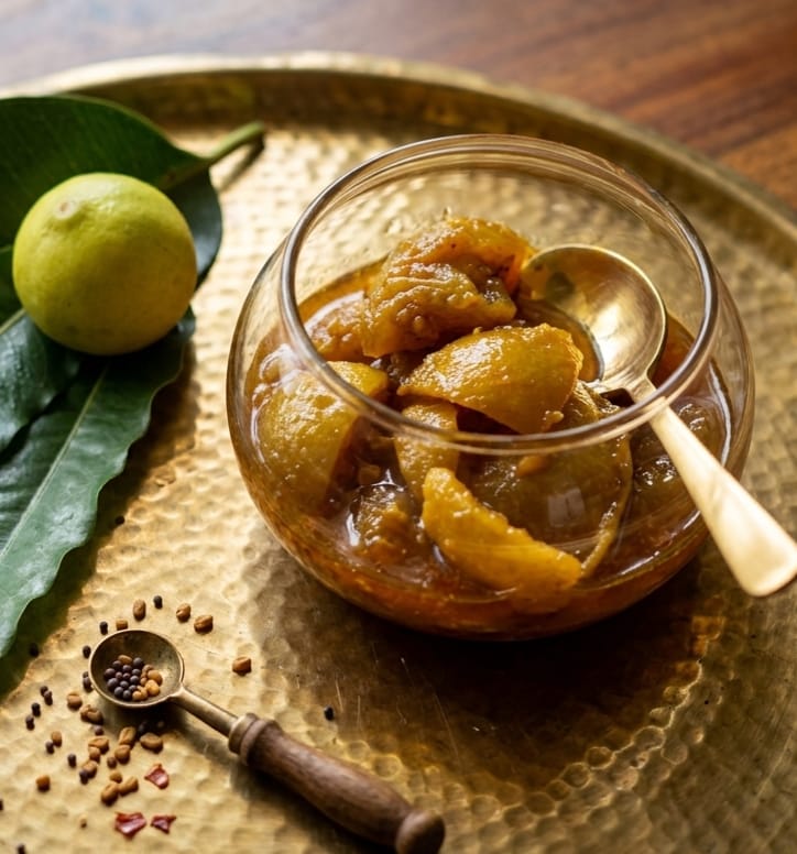 Nimbu Khatta Meetha Achar / Lemon Pickle