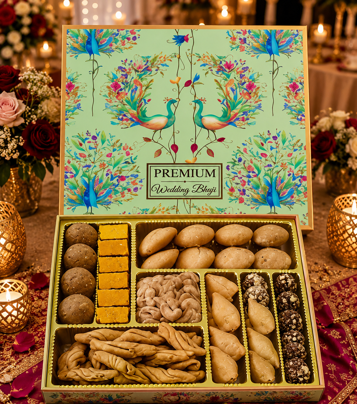 Peacock Royale Bhaji Box