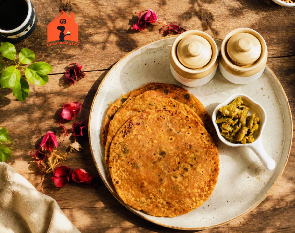 Thepla with Mirch Achar
